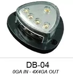 1 In 4 Out Gold-plated 4-channel Off-Road Vehicle Circuit Hub