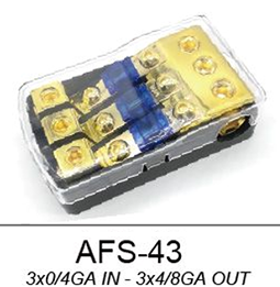 Multi-Output Mini ANL Fuse Distribution Block for DC Power Systems